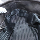 PRADA HS Prada Jacquard Shoulder Bag Leather Silver FF4583/WS4583 Auth FF4583V-20