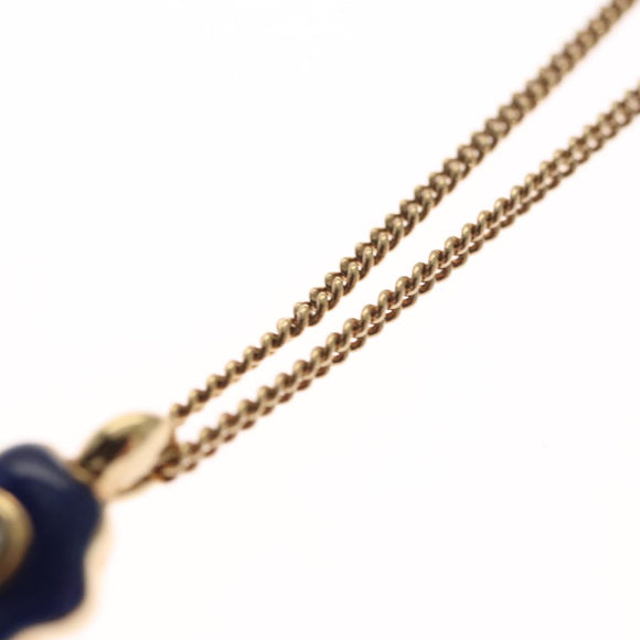 Christian Dior Necklace metal Gold Auth FF4623