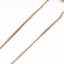 Christian Dior Necklace metal Gold Auth FF4623-8