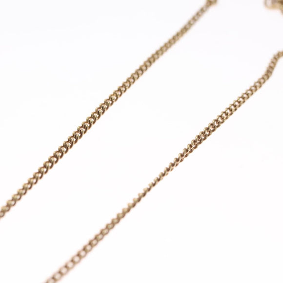 Christian Dior Necklace metal Gold Auth FF4623