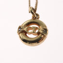 Christian Dior Necklace metal Gold Auth FF4664-10