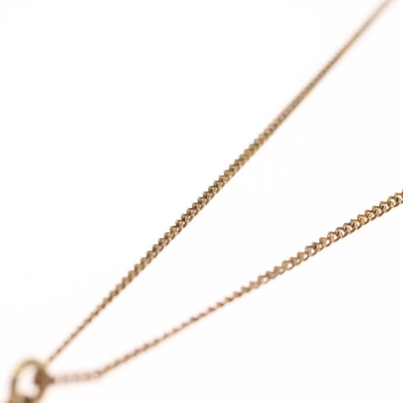 Christian Dior Necklace metal Gold Auth FF4664
