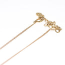 Christian Dior Necklace metal Gold Auth FF4664-7