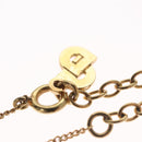 Christian Dior Necklace metal Gold Auth FF4664-9