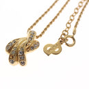 Christian Dior Necklace metal Gold Auth FF5523-3