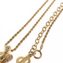 Christian Dior Necklace metal Gold Auth FF5523-4