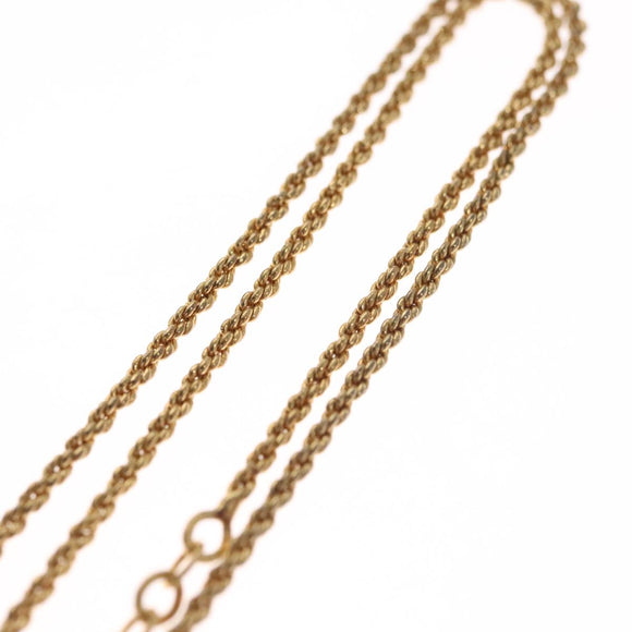 Christian Dior Necklace metal Gold Auth FF5523