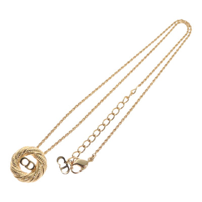 Christian Dior Necklace metal Gold Auth FF6330 - 0