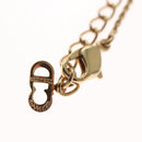 Christian Dior Necklace metal Gold Auth FF6330-8