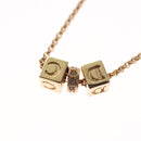 Christian Dior Necklace metal Gold Auth FF6372-9