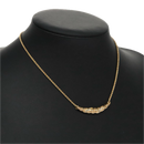 Christian Dior Necklace metal Gold Auth FF6533-1