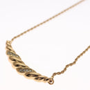 Christian Dior Necklace metal Gold Auth FF6533-3