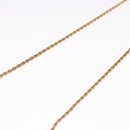 Christian Dior Necklace metal Gold Auth FF6533-4
