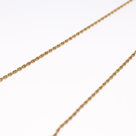 Christian Dior Necklace metal Gold Auth FF6533