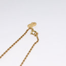Christian Dior Necklace metal Gold Auth FF6533-7