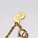 Christian Dior Necklace metal Gold Auth FF6533-8