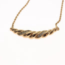 Christian Dior Necklace metal Gold Auth FF6533-9
