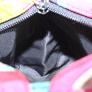 GUCCI Floral Pouch Nylon Pink Auth fm1065-17