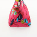 GUCCI Floral Pouch Nylon Pink Auth fm1065-4