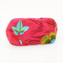 GUCCI Floral Pouch Nylon Pink Auth fm1065-5