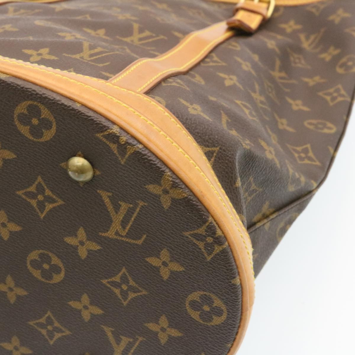 LOUIS VUITTON Monogram Bucket GM Shoulder Bag M42236 LV Auth fm1096