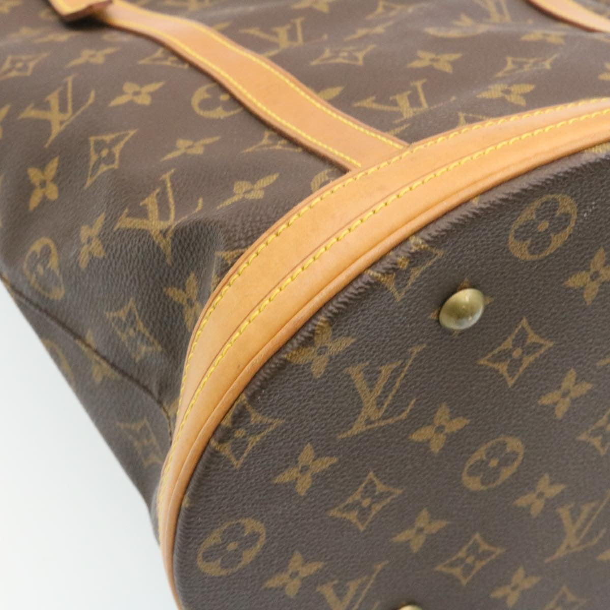 LOUIS VUITTON Monogram Bucket GM Shoulder Bag M42236 LV Auth fm1096