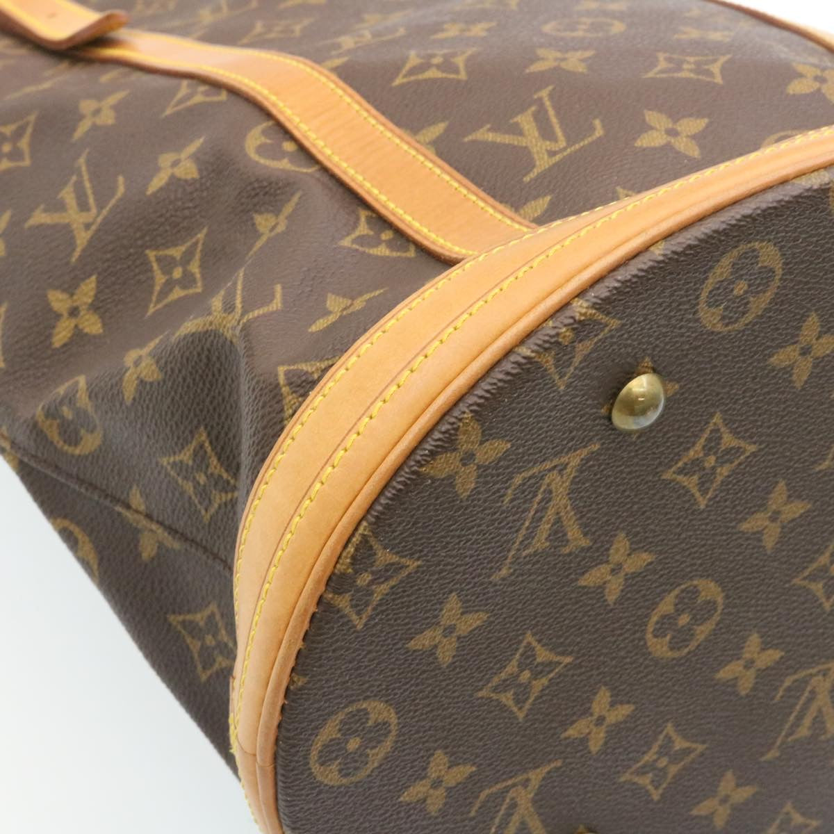 LOUIS VUITTON Monogram Bucket GM Shoulder Bag M42236 LV Auth fm1096