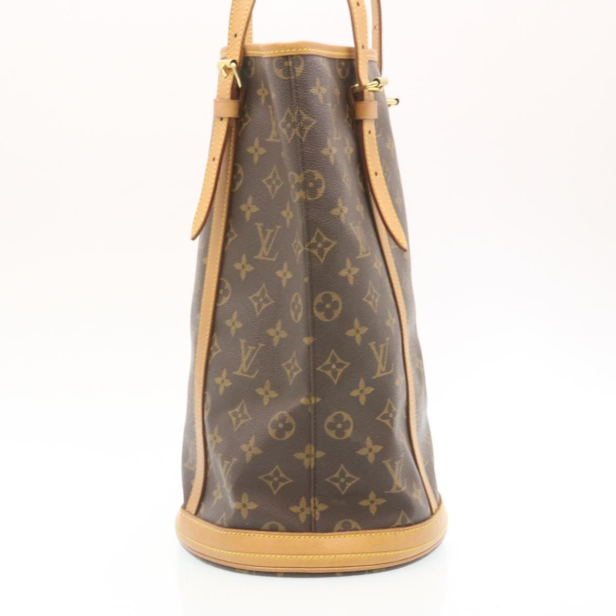 LOUIS VUITTON Monogram Bucket GM Shoulder Bag M42236 LV Auth fm1096