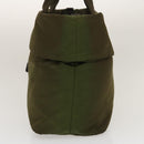 PRADA Hand Bag Nylon 2way Khaki Auth fm1303-3