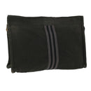 HERMES Fourre Tout Clutch Bag Canvas Zwart 2110-23 Auth fm2098-1