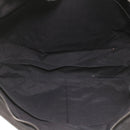 HERMES Fourre Tout Clutch Bag Canvas Zwart 2110-23 Auth fm2098-10