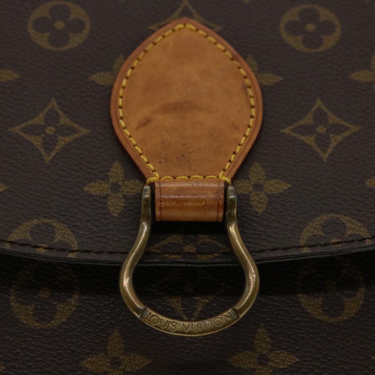 LOUIS VUITTON Monogram Saint Cloud GM Shoulder Bag M51242 LV Auth fm2247