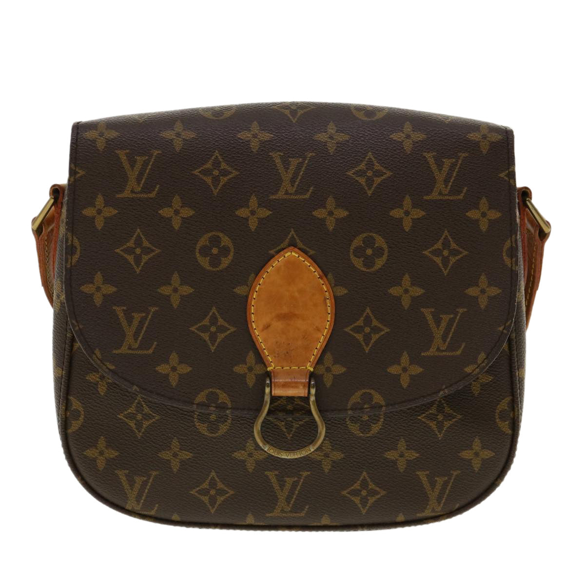 LOUIS VUITTON Monogram Saint Cloud GM Shoulder Bag M51242 LV Auth fm2247