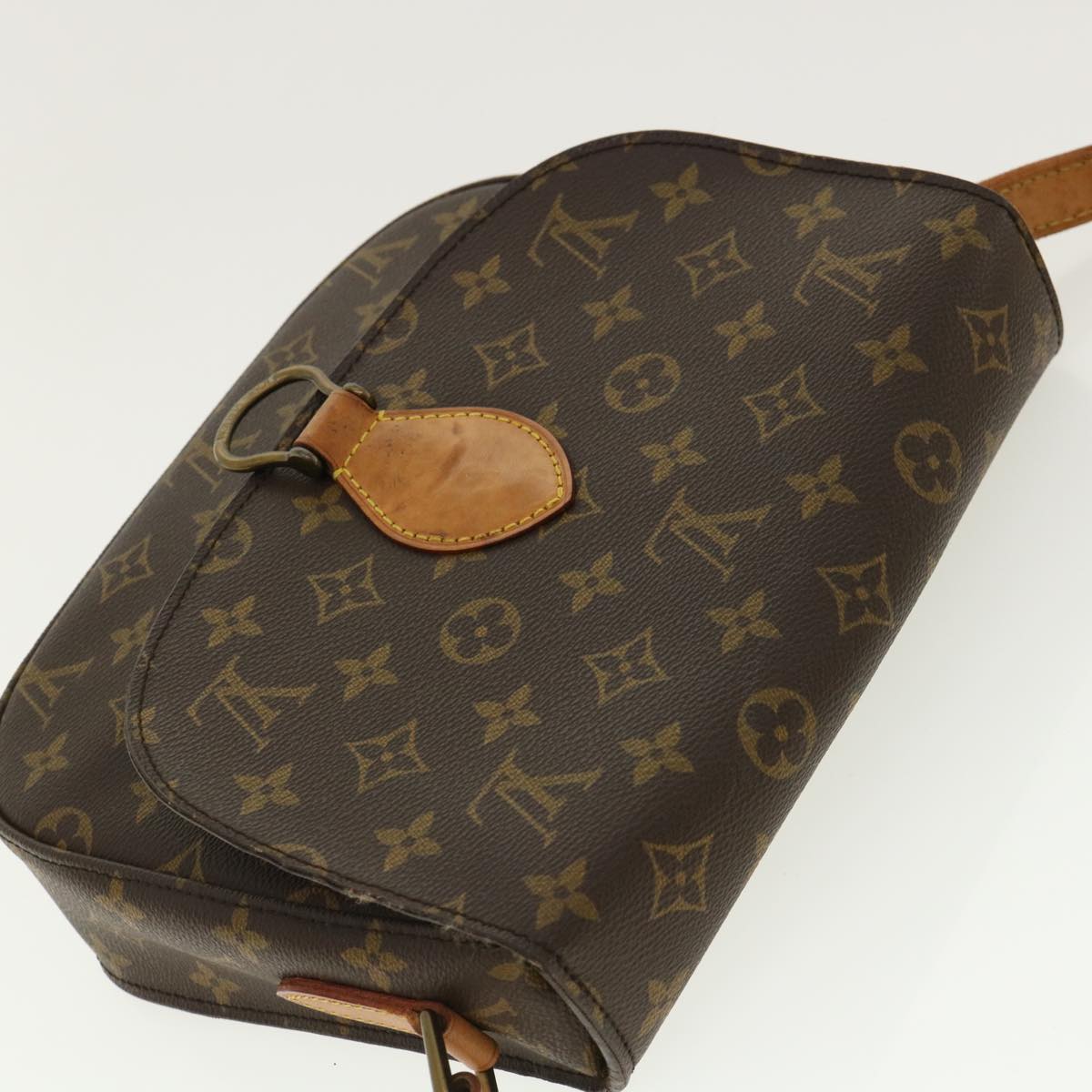 LOUIS VUITTON Monogram Saint Cloud GM Shoulder Bag M51242 LV Auth fm2247