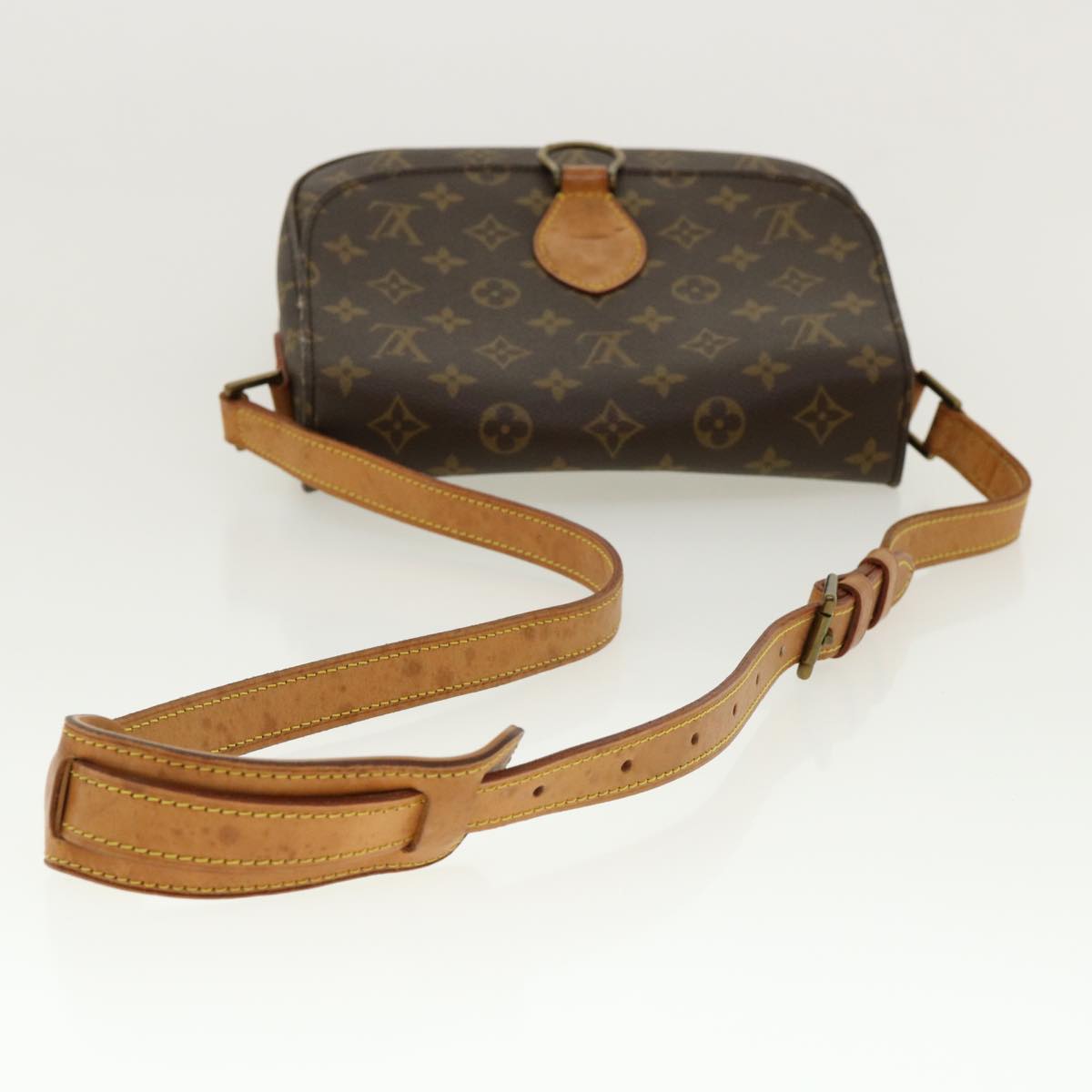 LOUIS VUITTON Monogram Saint Cloud GM Shoulder Bag M51242 LV Auth fm2247