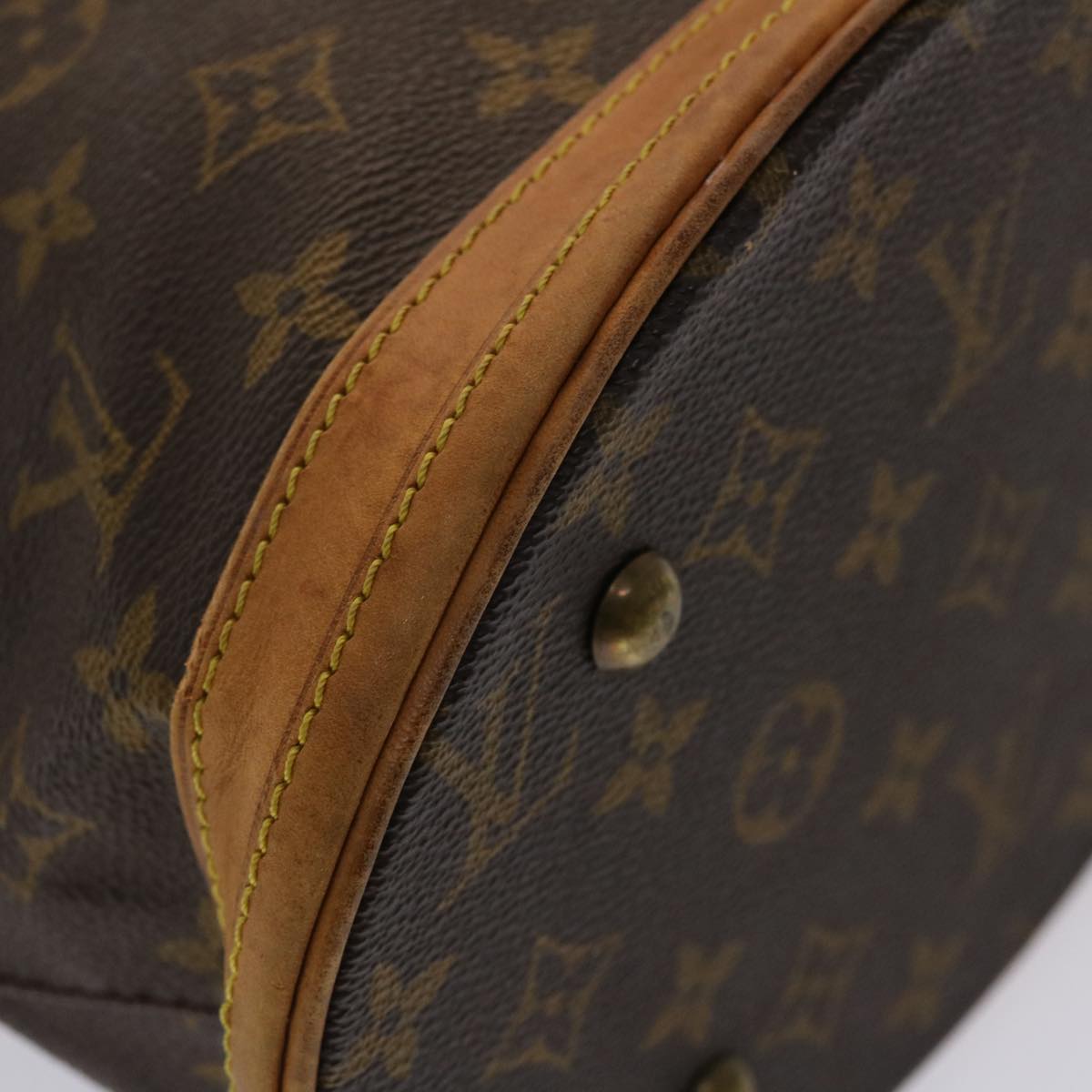 LOUIS VUITTON Monogram Bucket PM Shoulder Bag M42238 LV Auth fm2514