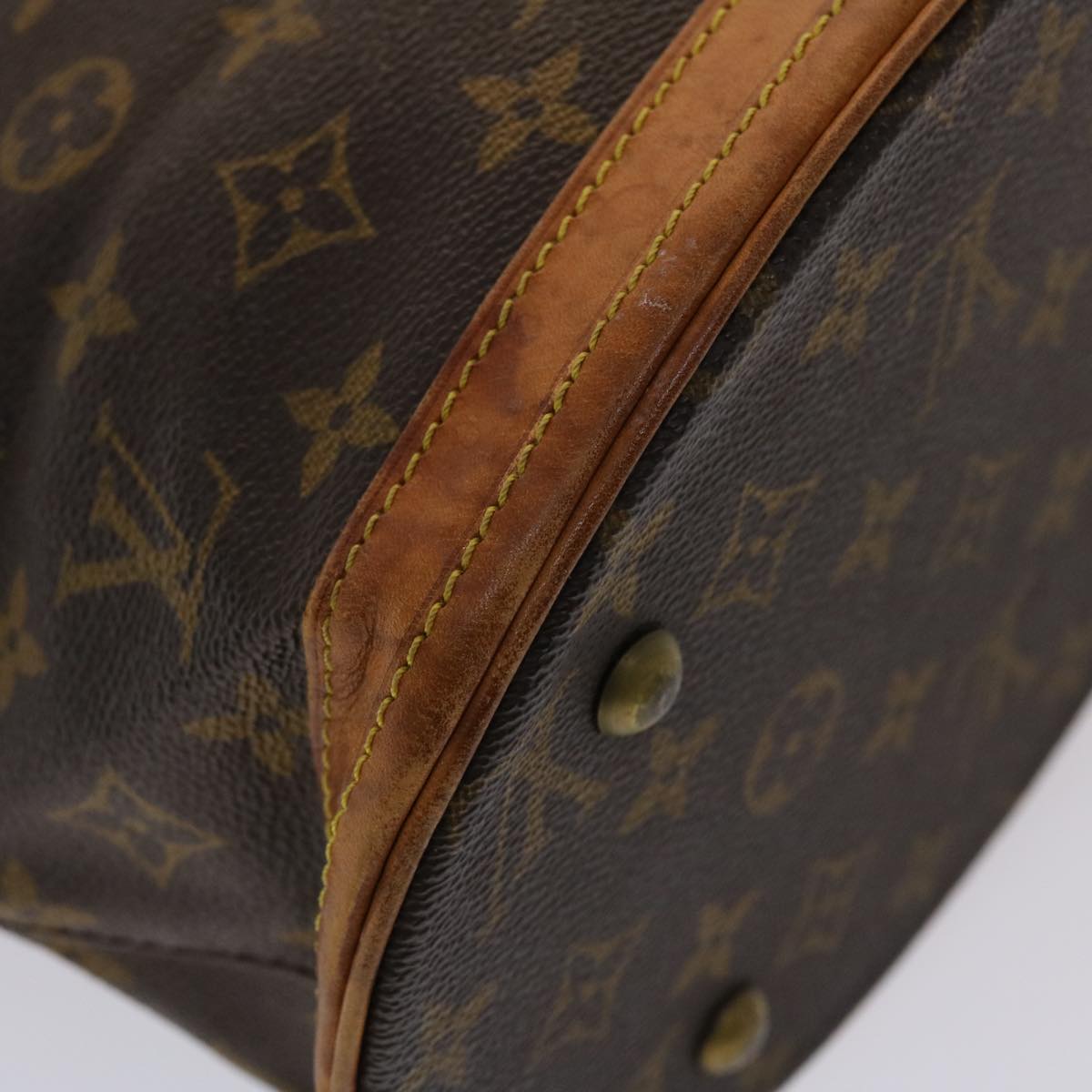 LOUIS VUITTON Monogram Bucket PM Shoulder Bag M42238 LV Auth fm2514