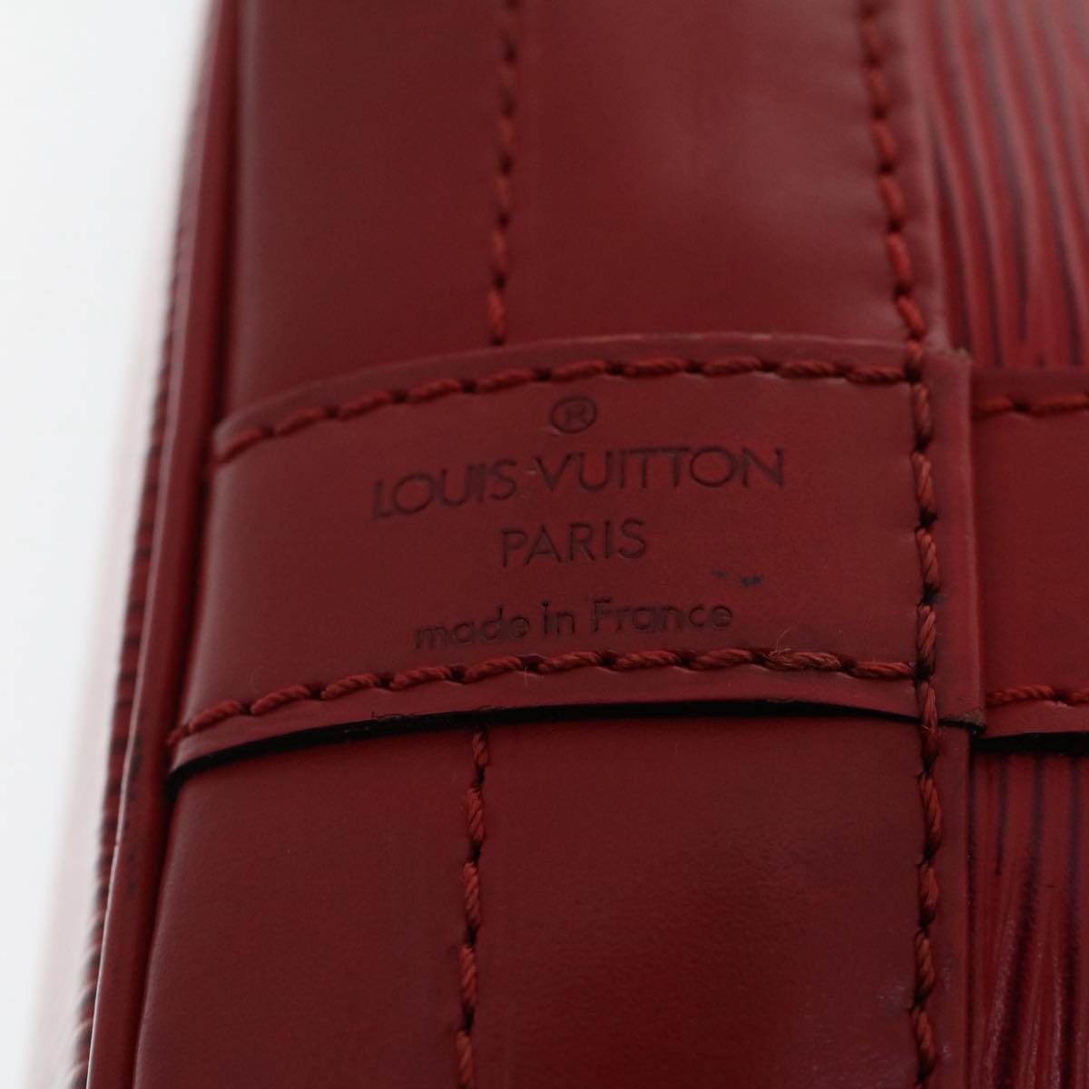 LOUIS VUITTON Epi Noe Shoulder Bag Red M44007 LV Auth fm2570