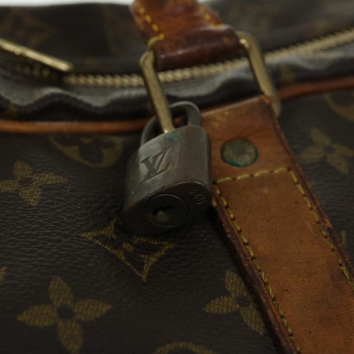 LOUIS VUITTON Monogram Sirius 70 Boston Bag M41400 LV Auth fm2587