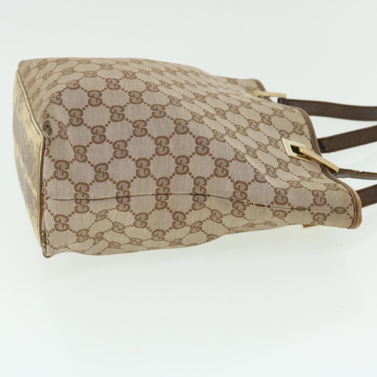 GUCCI GG Canvas Shoulder Bag 2Set Beige Brown Auth fm2657