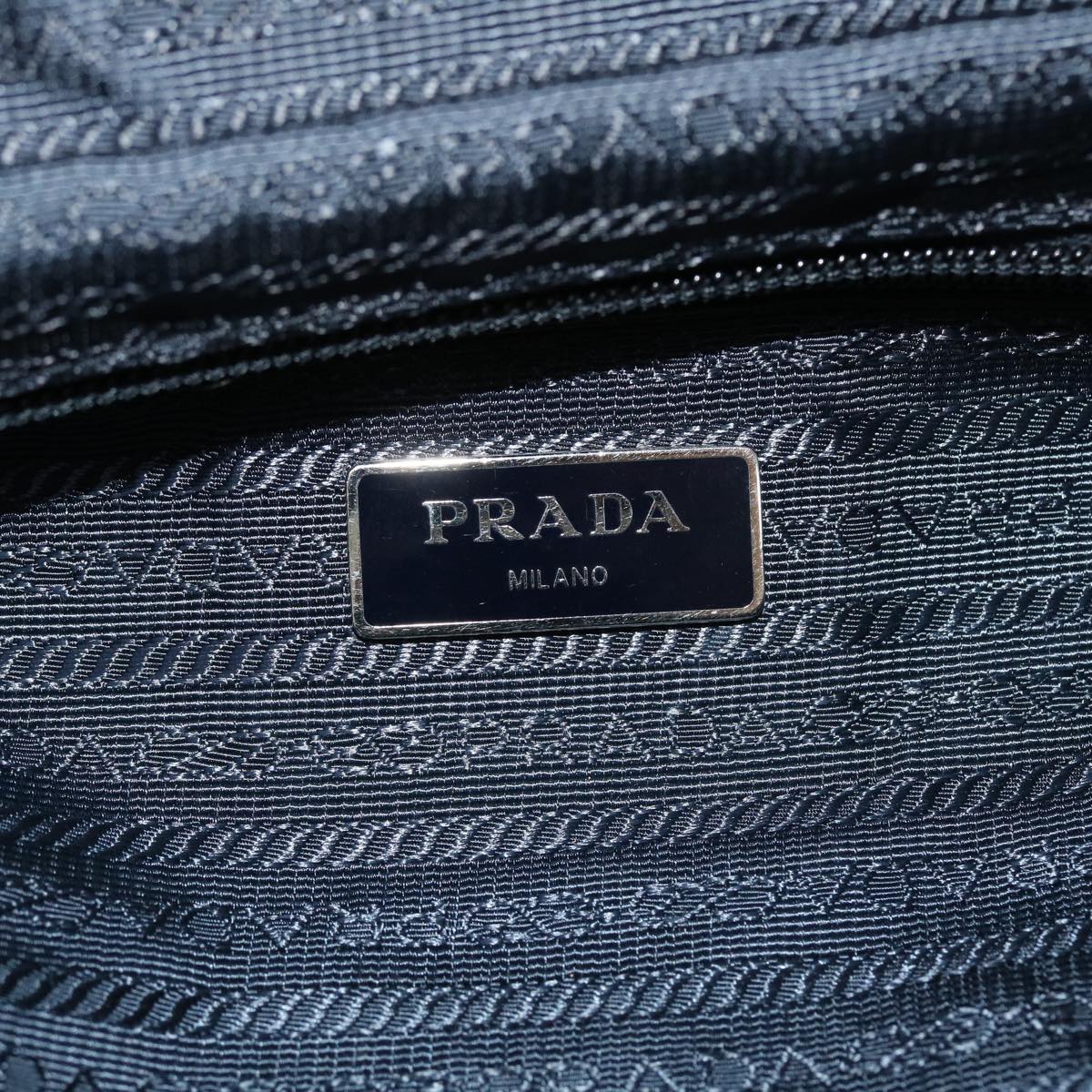 PRADA Shoulder Bag Nylon Navy Auth fm2661