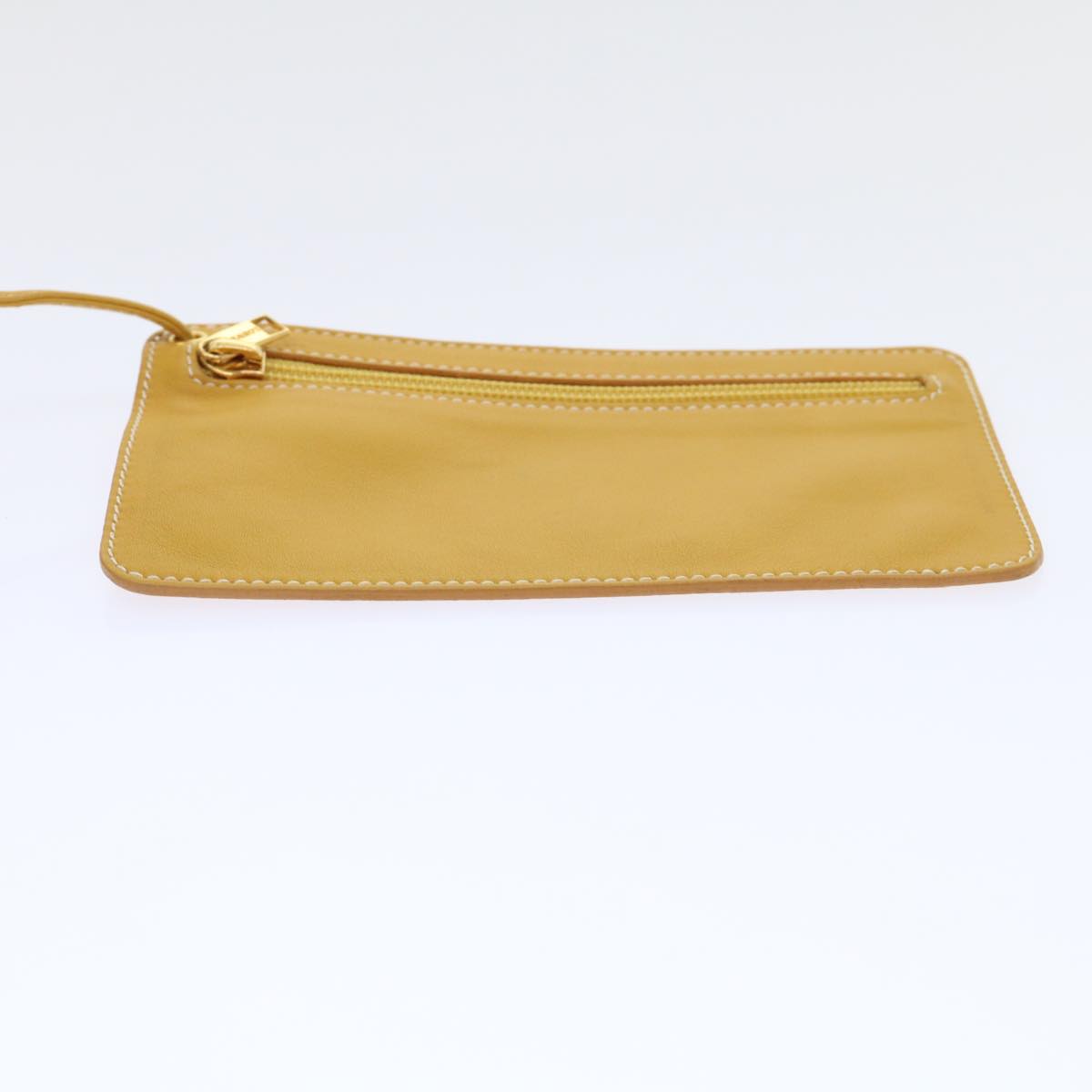 LOEWE Anton Shoulder Bag Leather Yellow Auth fm2698