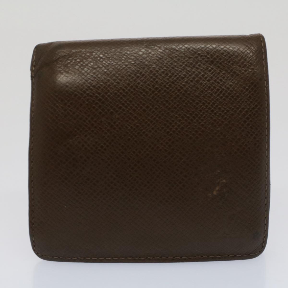 LOUIS VUITTON Taiga Leather Wallet 9Set Green Brown black LV Auth fm2747