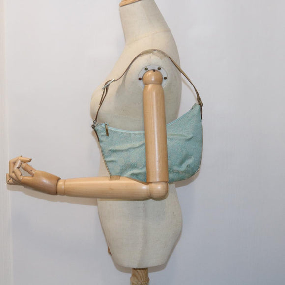 GUCCI GG Canvas Accessory Pouch Turquoise Blue 005 0813 Auth fm2785