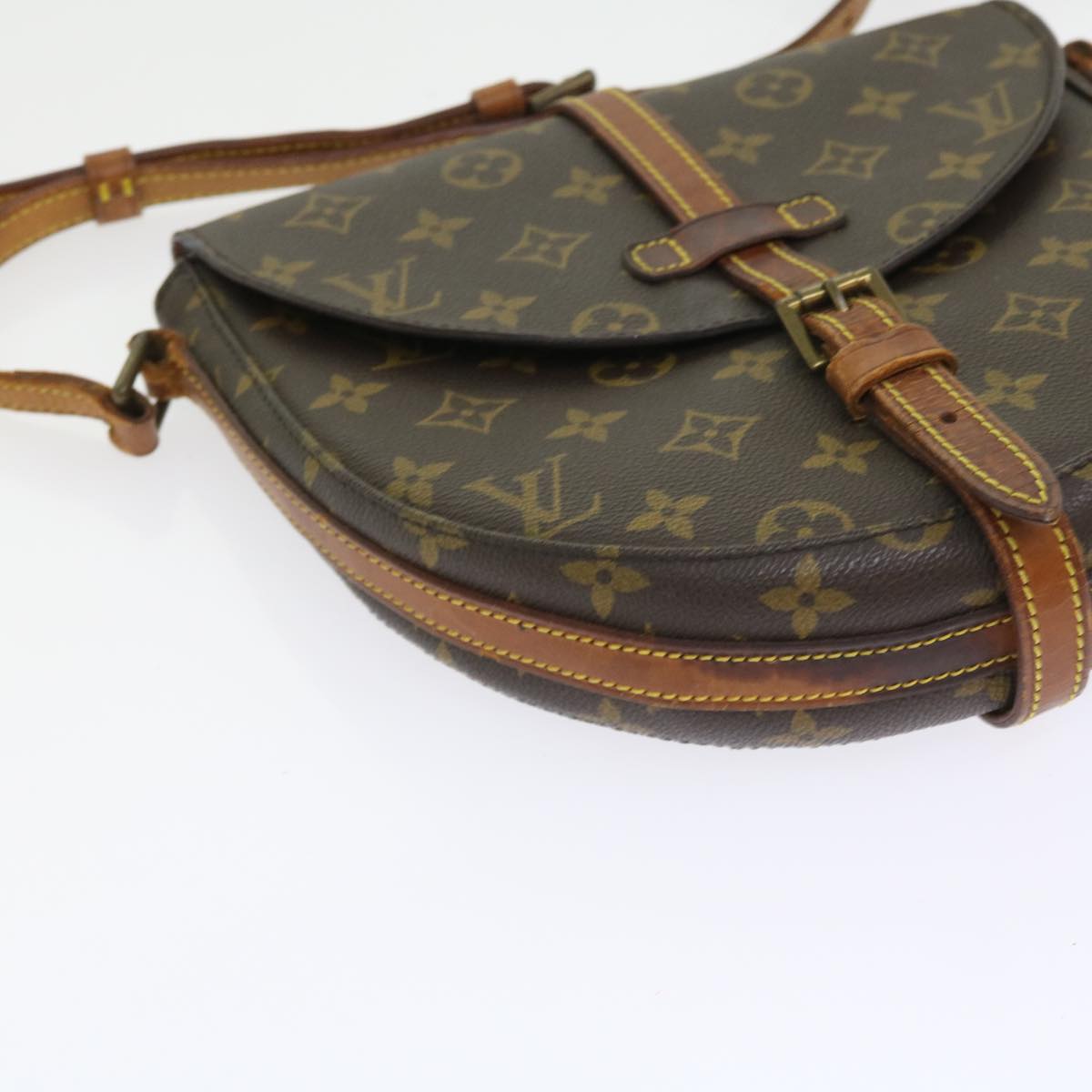 LOUIS VUITTON Monogram Chantilly MM Shoulder Bag M51233 LV Auth fm2817