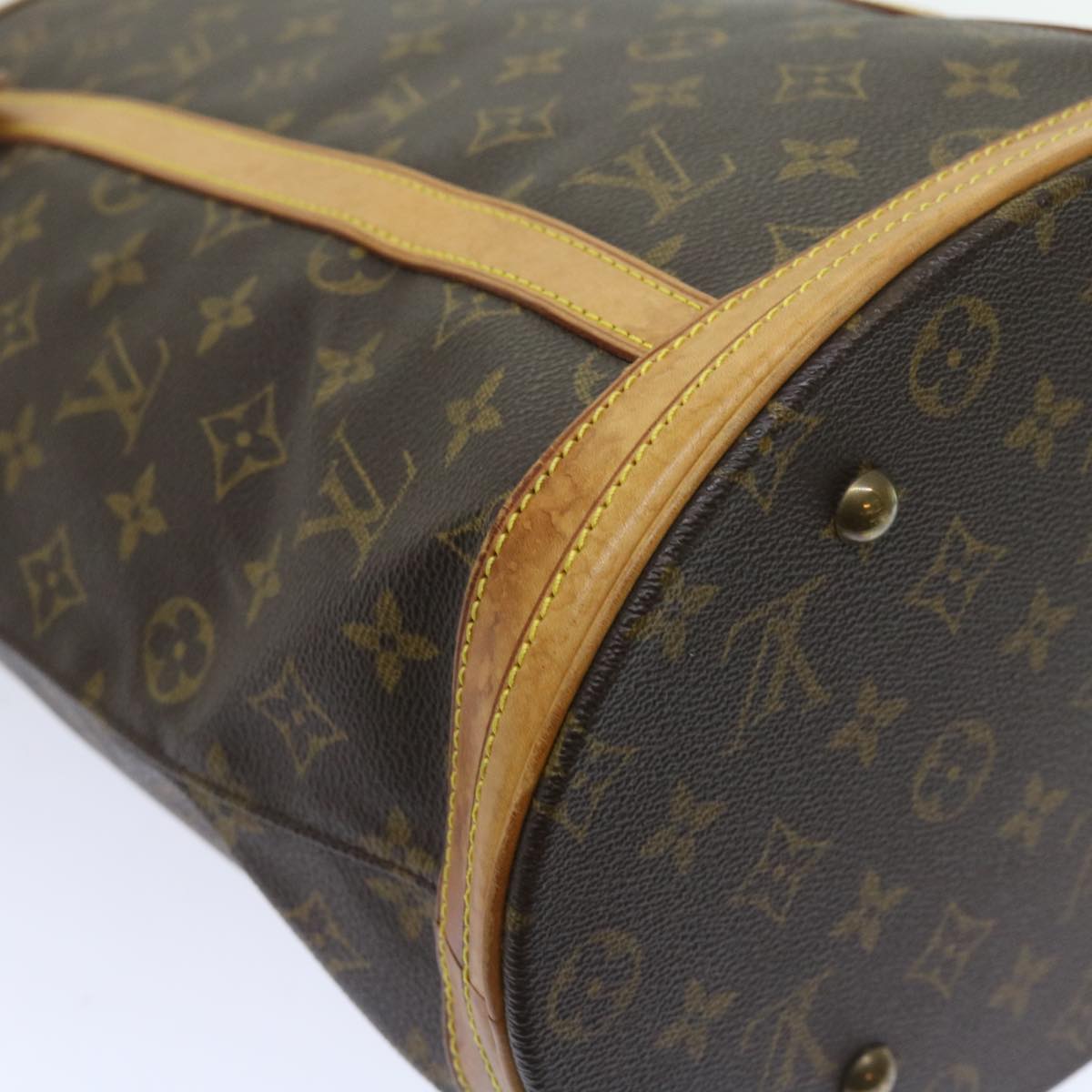 LOUIS VUITTON Monogram Bucket GM Shoulder Bag M42236 LV Auth fm2826