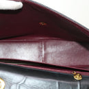 CHANEL Big Matelasse Chain Shoulder Bag Leather Black CC Auth fm2835V-10