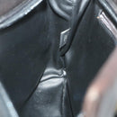 BALLY Quilted Shoulder Bag Leather Black Auth fm2844-19