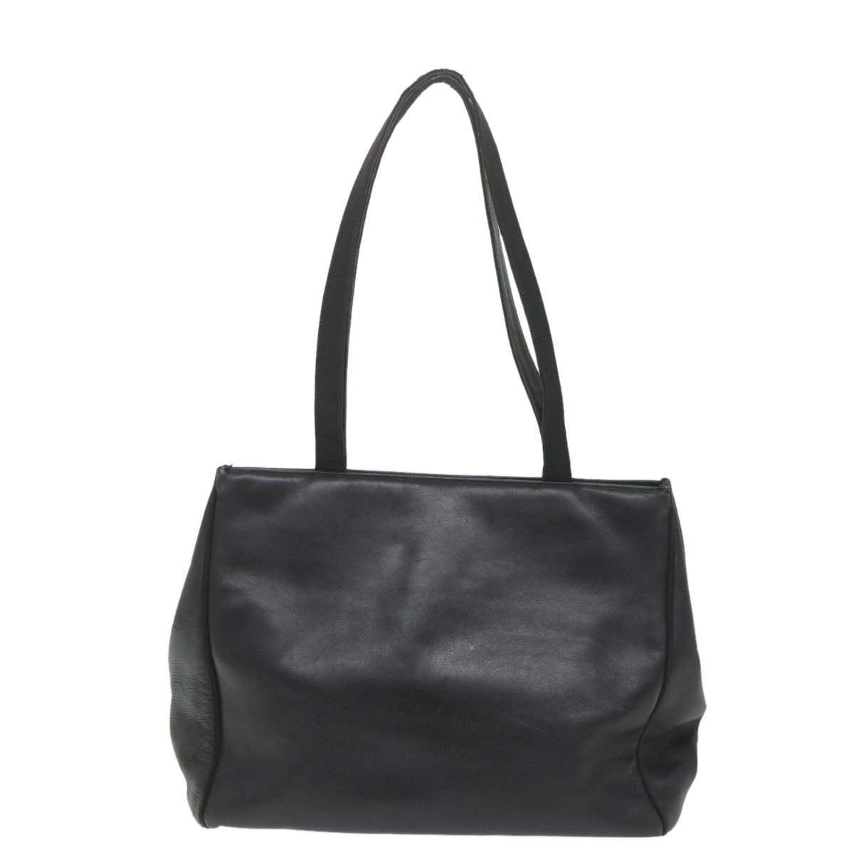 Salvatore Ferragamo Tote Bag Leather Black Auth fm2863 - 0