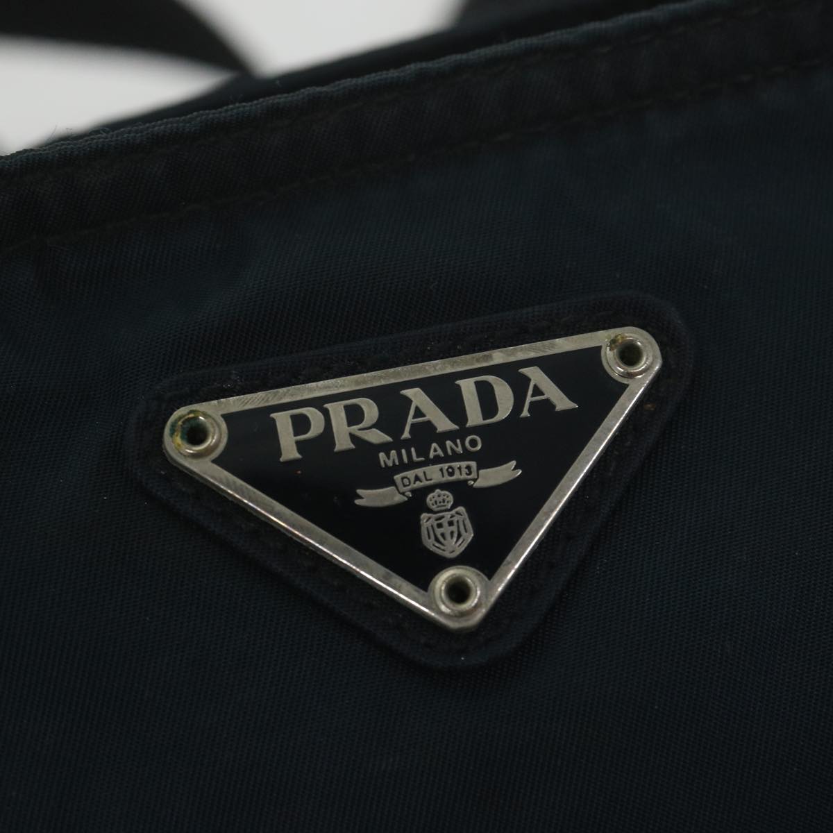 PRADA Shoulder Bag Nylon Navy Auth fm2938